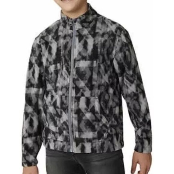 Eddie Bauer Boys 3-In-1 Jacket Size Small 7-8 Windbreaker Fleece Red Gray - Picture 5 of 13